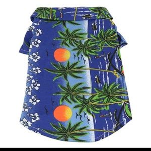 Hawaiian dog shirt size M dog clothes New